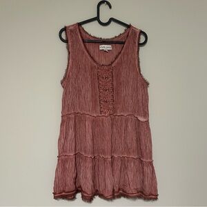 Knox Rose | Sleeveless Dusty Pink Tank Top
